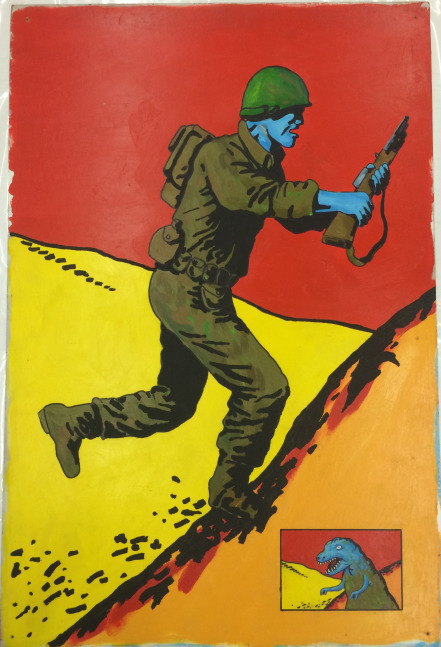 David Wojnarowicz, Untitled from the diptych, The Making of Extinction, 1983