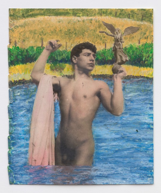 Betty Tompkins
Bathing Beauty, 1997-2001
oil crayon on half tone paper
8 1/2 x 7 ins.
21.6 x 17.8 cm