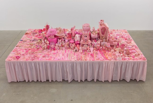 Portia Munson, Pink Project: Table, 1994-2010