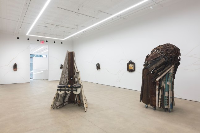 Chiffon Thomas, Staircase to the Rose Window, install 10