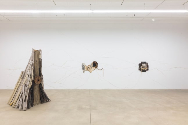 Chiffon Thomas, Staircase to the Rose Window, install 5