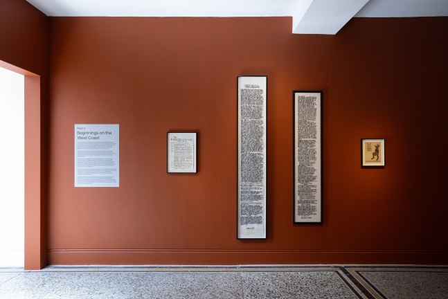 Installation view of Martin Wong: Malicious Mischief at Camden Art Centre, 2023. Photo: Rob Harris