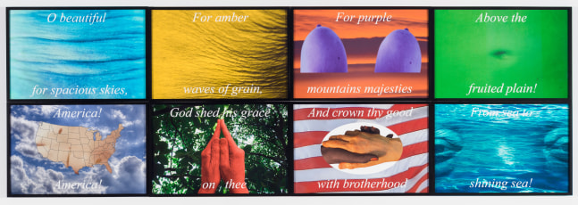 Martha Wilson, America the Beautiful, 2013