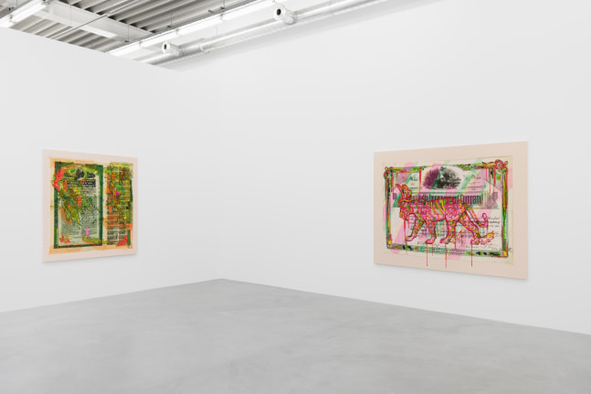 Raw Materials (Installation View) Almine Rech, Brussels, Belgium, March 7 - April 13, 2024. Courtesy of the artist and Almine Rech Gallery. Photo credit: Hugard &amp;amp; Vanoverschelde Photography.