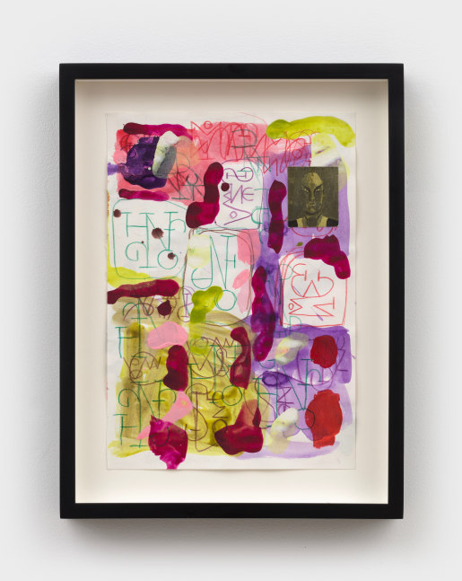 Elijah Burgher
You Become Me &amp;amp; I Become You, 2019
watercolor, colored pencil and collage on paper
11 1/2 x 8 ins.
29.2 x 20.3 cm