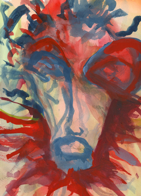 Hunter Reynolds
Untitled, 2022
mixed media on watercolor paper
14 x 10 ins.
35.6 x 25.4 cm