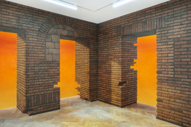 Installation view, Clementine Keith-Roach &amp;amp; Christopher Page: Earth Sky Body Ruins, Ben Hunter, London, UK, 2023. Image courtesy of Ben Hunter.&amp;nbsp;