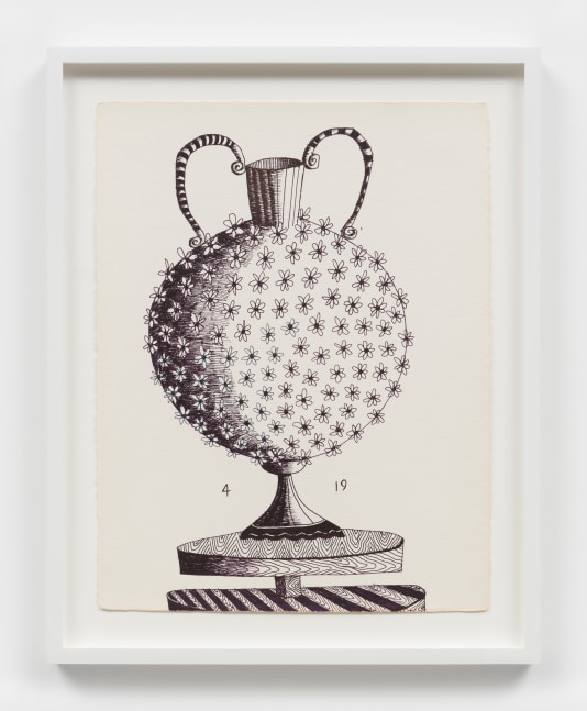 Manuel Pardo
Untitled (Urn), 2007
ink on handmade paper
61 3/8 x 49 3/8 x 1 7/8 ins.
155.9 x 125.4 x 4.8 cm