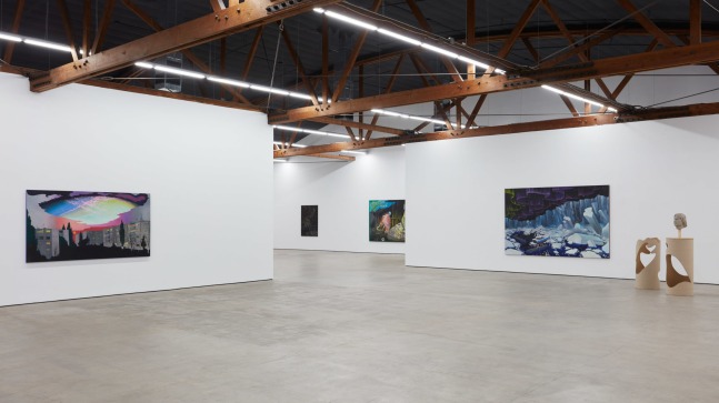 Hortensia Mi Kafchin: Chemtrails (installation view), Nicodim, Los Angeles, CA (April 20 &amp;ndash; June 1, 2019)