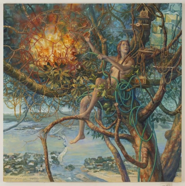 Julie Heffernan, Self-Portrait as Catastrophic Failure, 2013