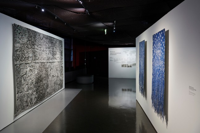 Musee du Quai Branly, Photographing the thread of memory, install 6