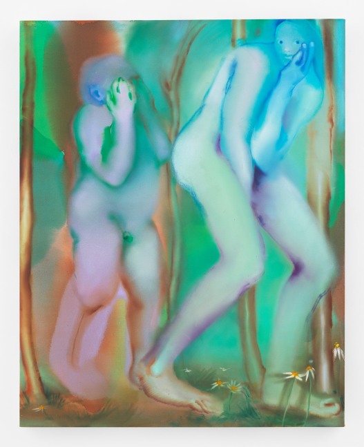 Elizabeth Glaessner
Temptation with Baby, 2021
water dispersed pigments with binders and oil on canvas
50 x 40 ins.
127 x 101.6 cm