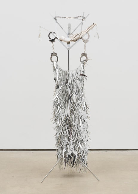 Kayode Ojo
How to disappear, 2025
Hamilton Stands KB400 Classic American Folding Sheet Music Stand (Chrome), Heavy Duty Toy Metal Handcuffs with Keys - 6 PACK Stainless Steel Bulk Fake Hand Cuffs Accessories Supplies for Kids Police Pretend Role Play, Adult Party Favors, WXJ13 Swivel Clasps Lanyard Snap Hook Lobster Claw Clasp and Keychain Rings, GOLDENHAITAI 20pcs 50mm Teardrop Chandelier Crystals, Clear Replacement Parts Hanging Pendants Connected Glass Octagon Beads for Chandelier Decoration, Denix Civil War Era M1851 Engraved Nonfiring Silver Revolver w. Faux Pearl Grips, AKIRA NO ONE LIKE ME SEQUIN MINI DRESS
55 1/2 x 20 x 18 ins.
141 x 50.8 x 45.7 cm