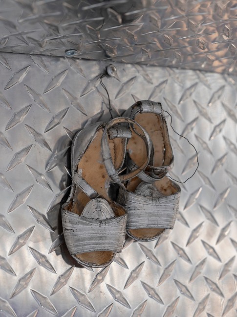 Guadalupe Maravilla: Mariposa Rel&amp;aacute;mpago, Installation view, Ballroom Marfa, November 4, 2023&amp;ndash;March 16, 2024. Image courtesy the artist and Ballroom Marfa. Photo by Makenzie Goodman.