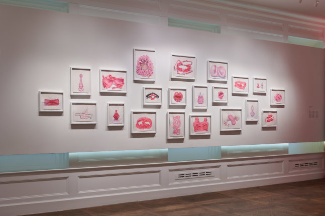 Portia Munson: The Pink Bedroom,&amp;nbsp;Museum of Sex, 2023, Installation View, Photo by Daniel Salemi.&amp;nbsp;