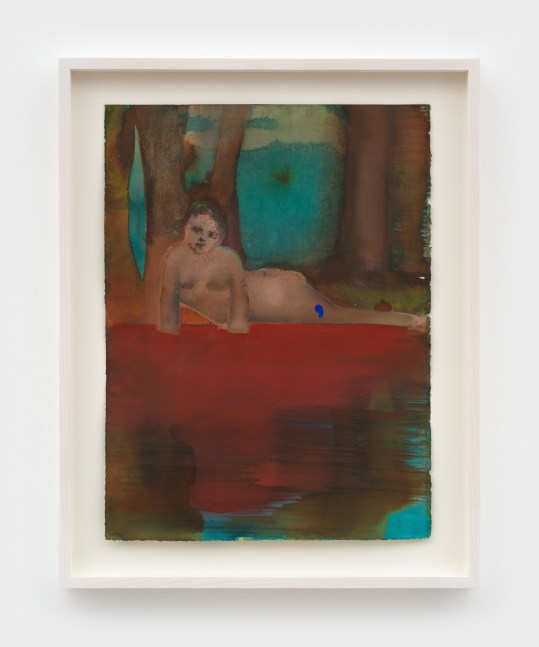 Elizabeth Glaessner
Bleeding River, 2025
oil on paper
17 7/8 x 14 1/4 x 1 5/8 ins.
45.4 x 36.2 x 4.1 cm