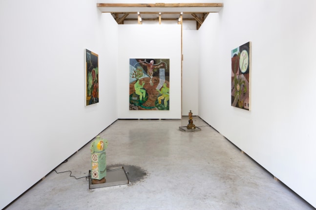 The snake sings backwards (Installation View) Lodos Gallery, Condo Mexico City, Mexico, April 11 &amp;ndash; May 25, 2024. Photo: Ramiro Chaves.