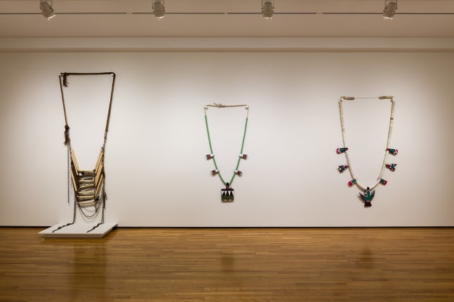 Installation view, Ishi Glinsky: Upon a Jagged Maze, Art, Design &amp;amp; Architecture Museum at UC Santa Barbara, 2022-2023. Image courtesy of Art, Design &amp;amp; Architecture Museum at UC Santa Barbara.