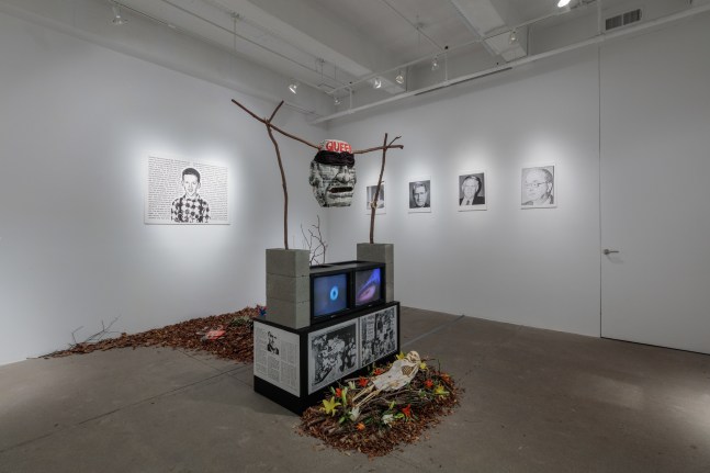 David Wojnarowicz, America (Heads of Family, Heads of State), 1990