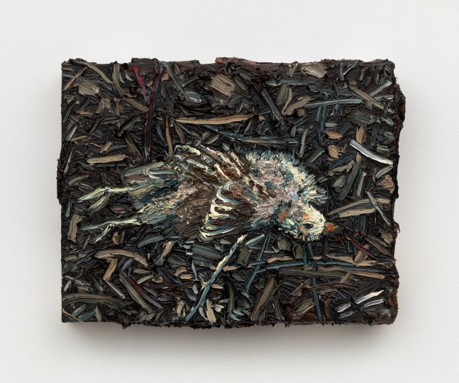 Allison Schulnik, Dead Finch
