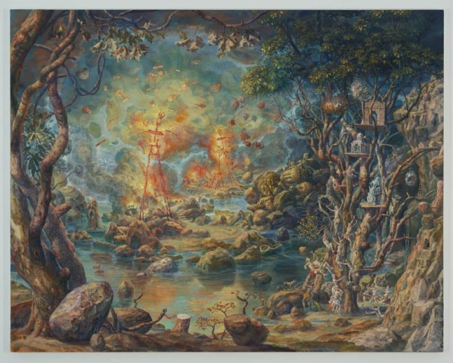 Julie Heffernan, Self Portrait as the Other Thief, 2013