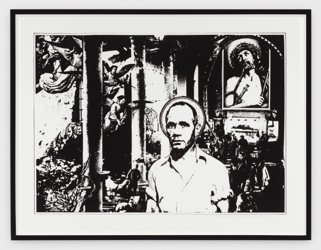 David Wojnarowicz
Untitled (Genet, after Brassai), 1979/1989
lithograph
35 x 47 1/2 ins.
88.9 x 120.7 cm