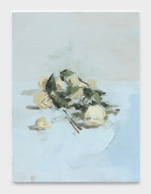 Dana DeGiulio
Augustine taps his sternum and says to God This house is too small for you to enter and even if it were large enough it would be so dirty, 2023
oil on panel
16 x 12 ins.
40.6 x 30.5 cm