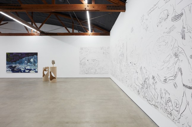 Hortensia Mi Kafchin: Chemtrails (installation view), Nicodim, Los Angeles, CA (April 20 &amp;ndash; June 1, 2019)