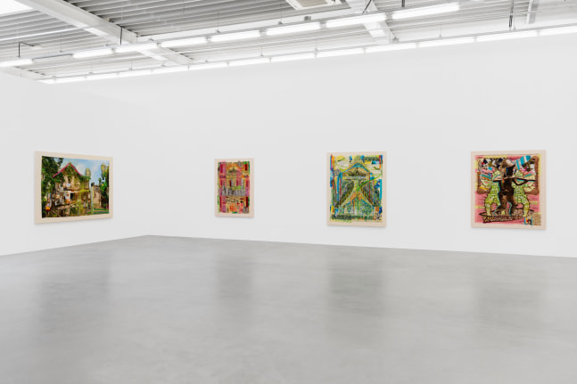 Raw Materials (Installation View) Almine Rech, Brussels, Belgium, March 7 - April 13, 2024. Courtesy of the artist and Almine Rech Gallery. Photo credit: Hugard &amp;amp; Vanoverschelde Photography.