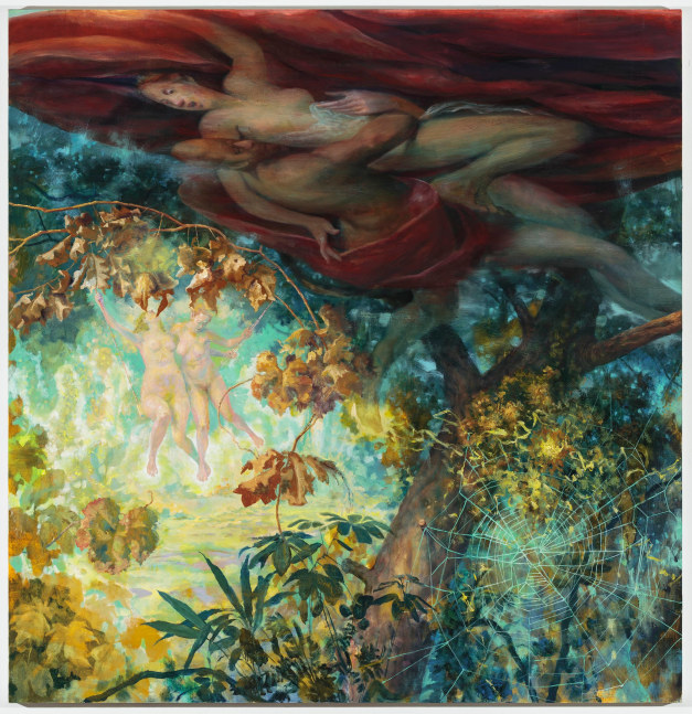 Julie Heffernan, Self-Portrait with Trap, 2018