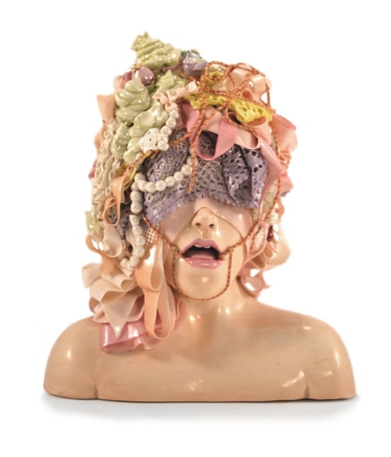 Jessica Stoller, Untitled (frosted bust), 2012