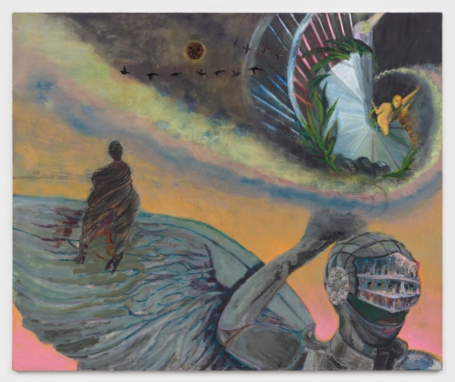 mosie romney
AUTONOMY (RE)QUEST, 2023
oil and metal studs on canvas
60 x 72 ins.
152.4 x 182.9 cm