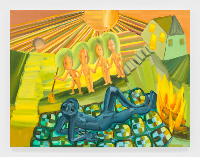 Judith Linhares
Housekeeping, 2024
oil on linen
51 x 67 ins.
129.5 x 170.2 cm