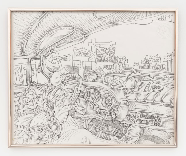 Martin Wong, Untitled (Car Interior) - Eureka, 1977