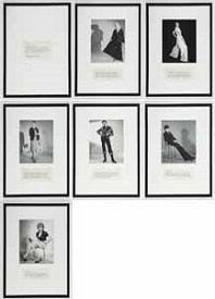 Martha Wilson, A Portfolio of Models (vintage photos / contemporary text), 1974/2014