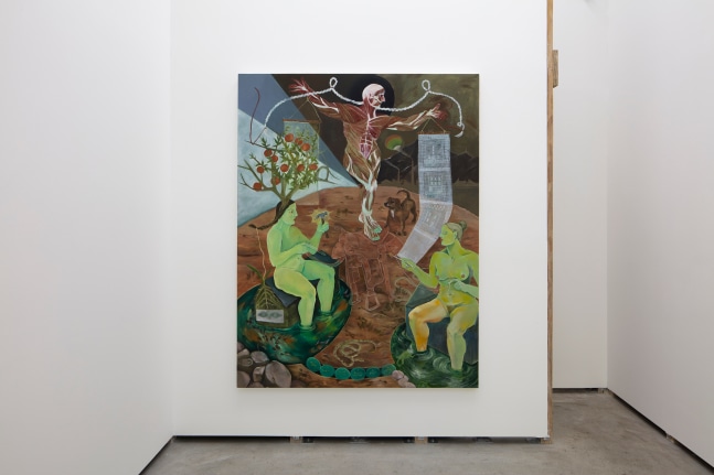 The snake sings backwards (Installation View) Lodos Gallery, Condo Mexico City, Mexico, April 11 &amp;ndash; May 25, 2024. Photo: Ramiro Chaves.