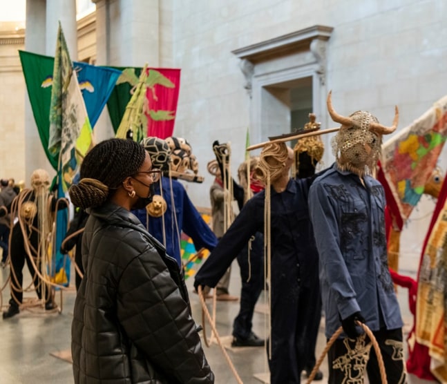 Installation View,&amp;nbsp;Hew Locke: The Procession, Tate Britain,&amp;nbsp;London, UK.&amp;nbsp;Photo by&amp;nbsp;Joe Humprhys