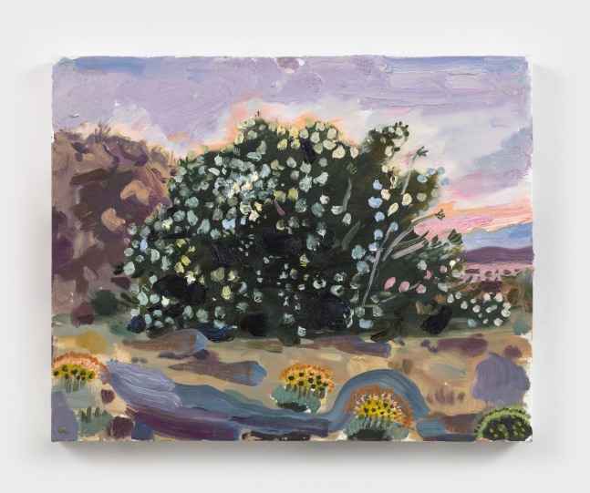 Allison Schulnik
Oleander #4, 2021
oil on canvas stretched over panel
16 x 20 ins.
40.6 x 50.8 cm