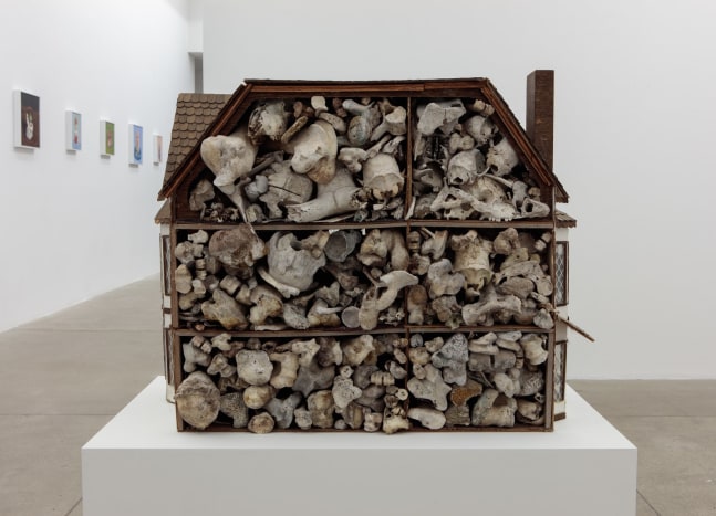 Portia Munson, Doll House Reliquary or Game Farm Reliquary, 2012