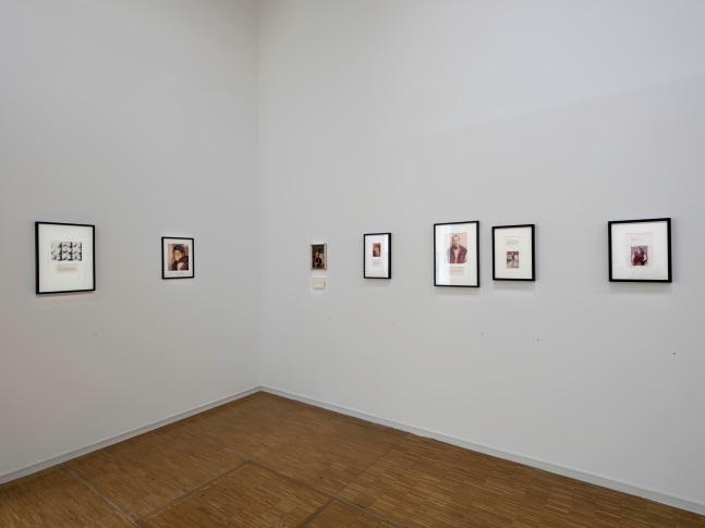 Installation View, Martha Wilson in Halifax, 1972-1974, Centre Pompidou, Paris, France. Photo by Helene Mauri.