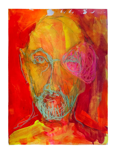 Hunter Reynolds
Untitled, 2022
mixed media on watercolor paper
13 1/4 x 10 ins.
33.7 x 25.4 cm