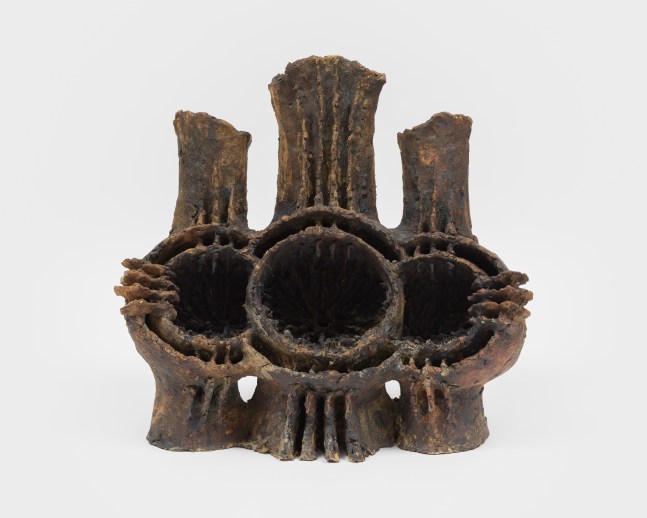 Martin Wong
Untitled (Love Letter Incinerator), 1970
Artist&amp;#39;s initials carved into the right side and dated &amp;#39;Feb 20 21 1970&amp;#39;
ceramic
22 x 24 x 12 in.
55.9 x 61 x 30.5 cm