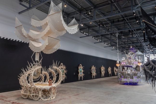 Guadalupe Maravilla: Mariposa Rel&amp;aacute;mpago (Installation View), the Institute of Contemporary Art/Boston, 2023. Photo by Mel Taing. &amp;nbsp;