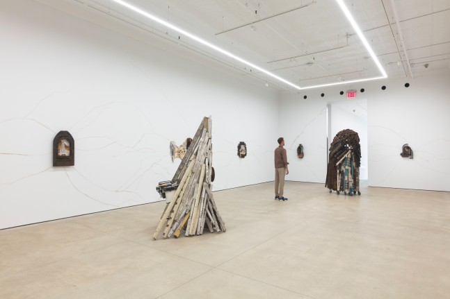 Chiffon Thomas, Staircase to the Rose Window, install 6