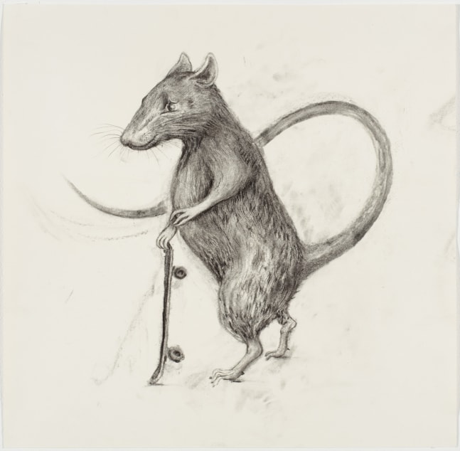 Aurel Schmidt, Untitled (Skate Rat), 2017