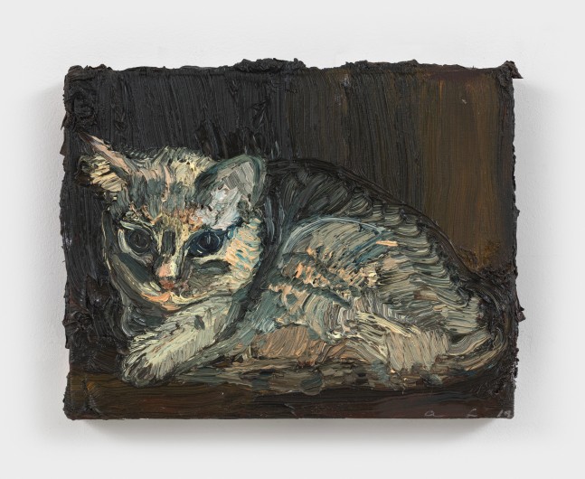 Allison Schulnik
Bovice #1, 2019
oil on canvas stretched over panel
11 x 14 ins.
27.9 x 35.6 cm