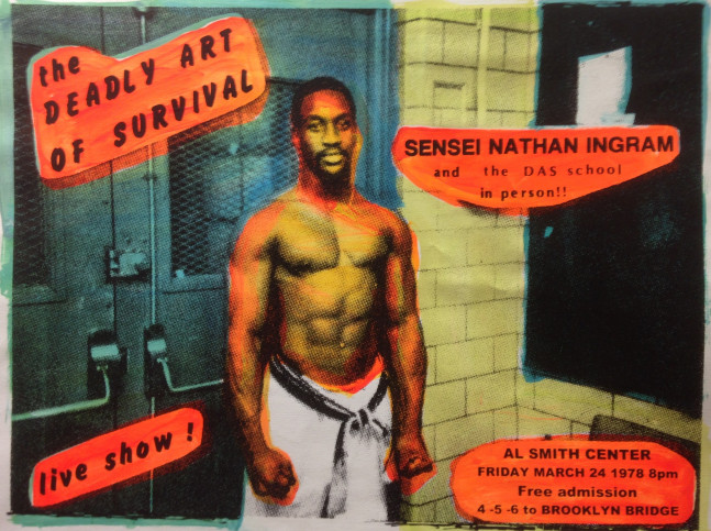 Charlie Ahearn, Nathan (Blue Door with Orange), 2017