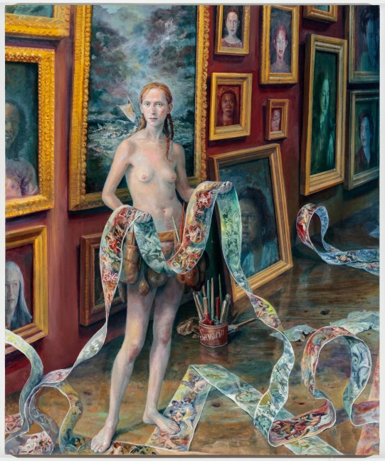 Julie Heffernan, Self-Portrait with Shipwreck, 2018