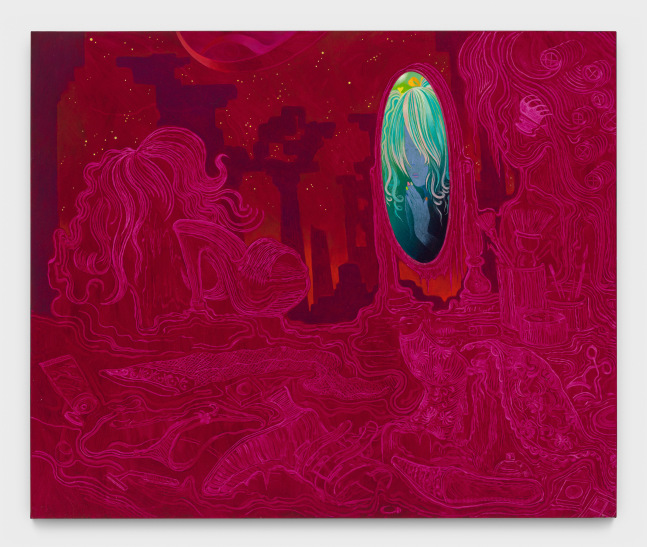 Hortensia Mi Kafchin
Ruins of Femininity, 2022-2023
oil on canvas
39 3/8 x 47 1/4 ins.
100 x 120 cm