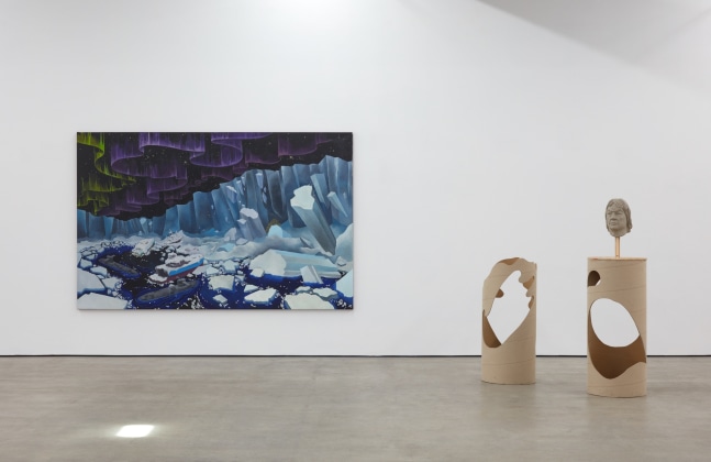 Hortensia Mi Kafchin: Chemtrails (installation view), Nicodim, Los Angeles, CA (April 20 &amp;ndash; June 1, 2019)